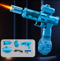 MégaSplash — Pistolet à Eau Électrique bleu avec Viseur Tactique