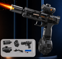 MégaSplash — Pistolet à Eau Électrique noir avec Viseur Tactique