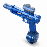 MégaSplash — Pistolet à Eau Électrique bleu avec Viseur Tactique