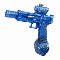 MégaSplash — Pistolet à Eau Électrique bleu avec Viseur Tactique